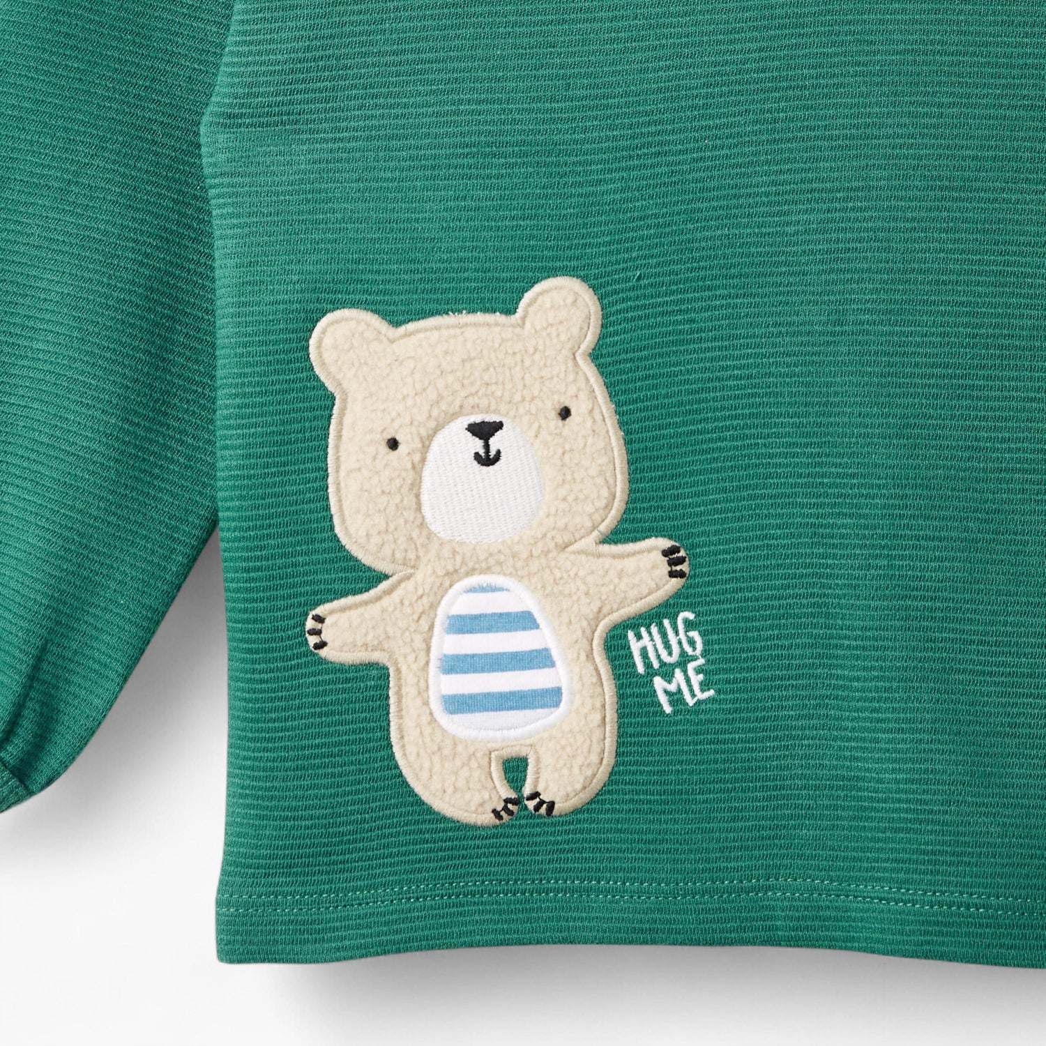 Juniors Bear Applique T-shirt