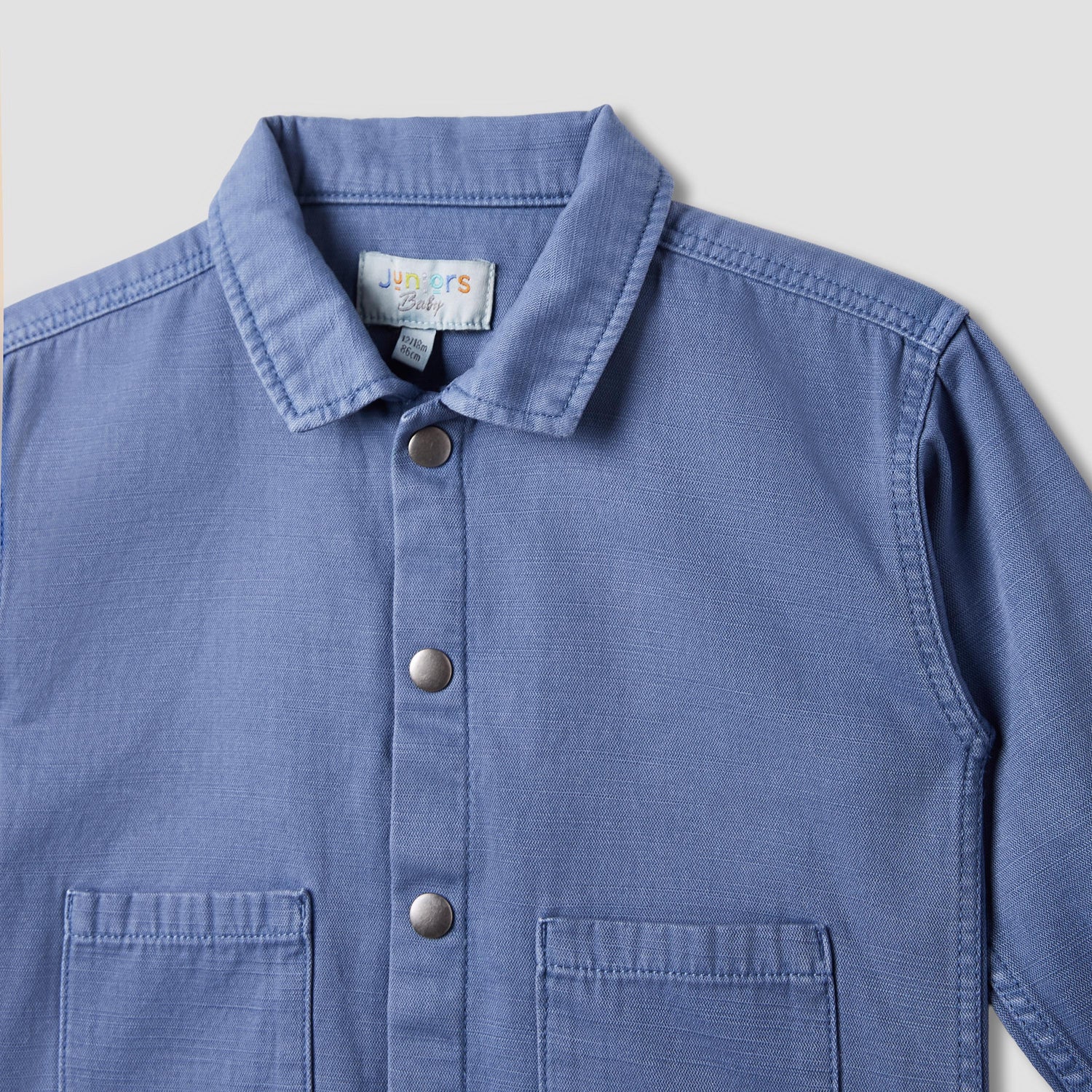 Juniors Denim Shirt with Collar