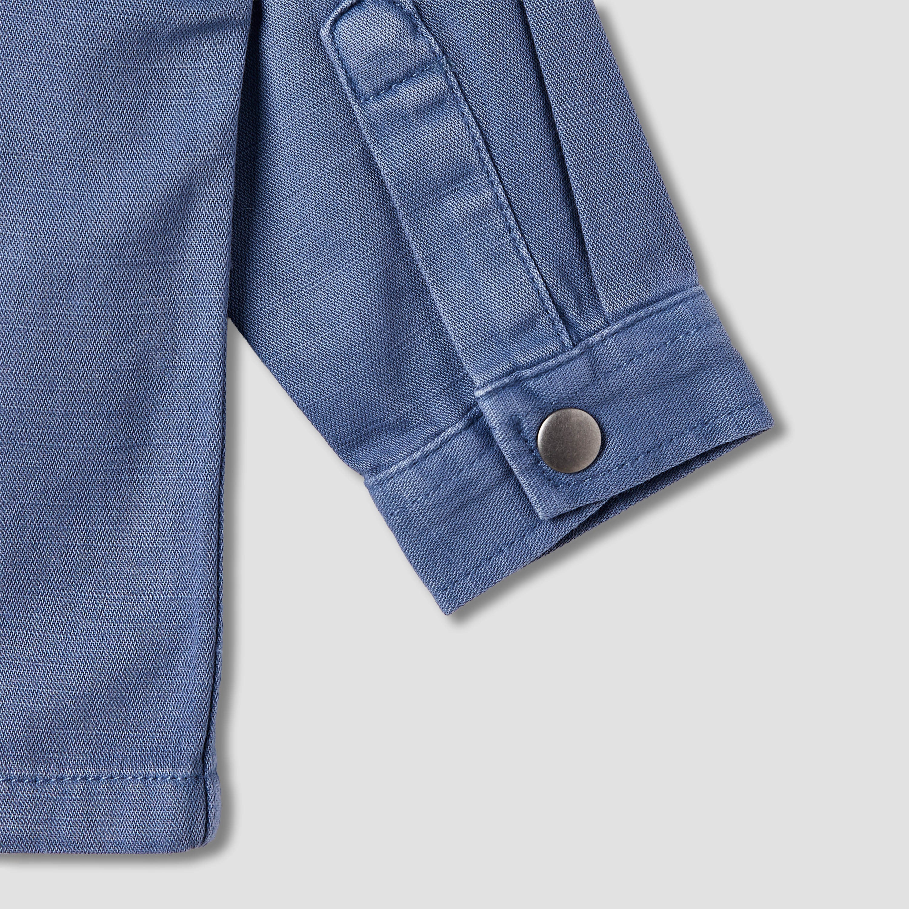 Juniors Denim Shirt with Collar