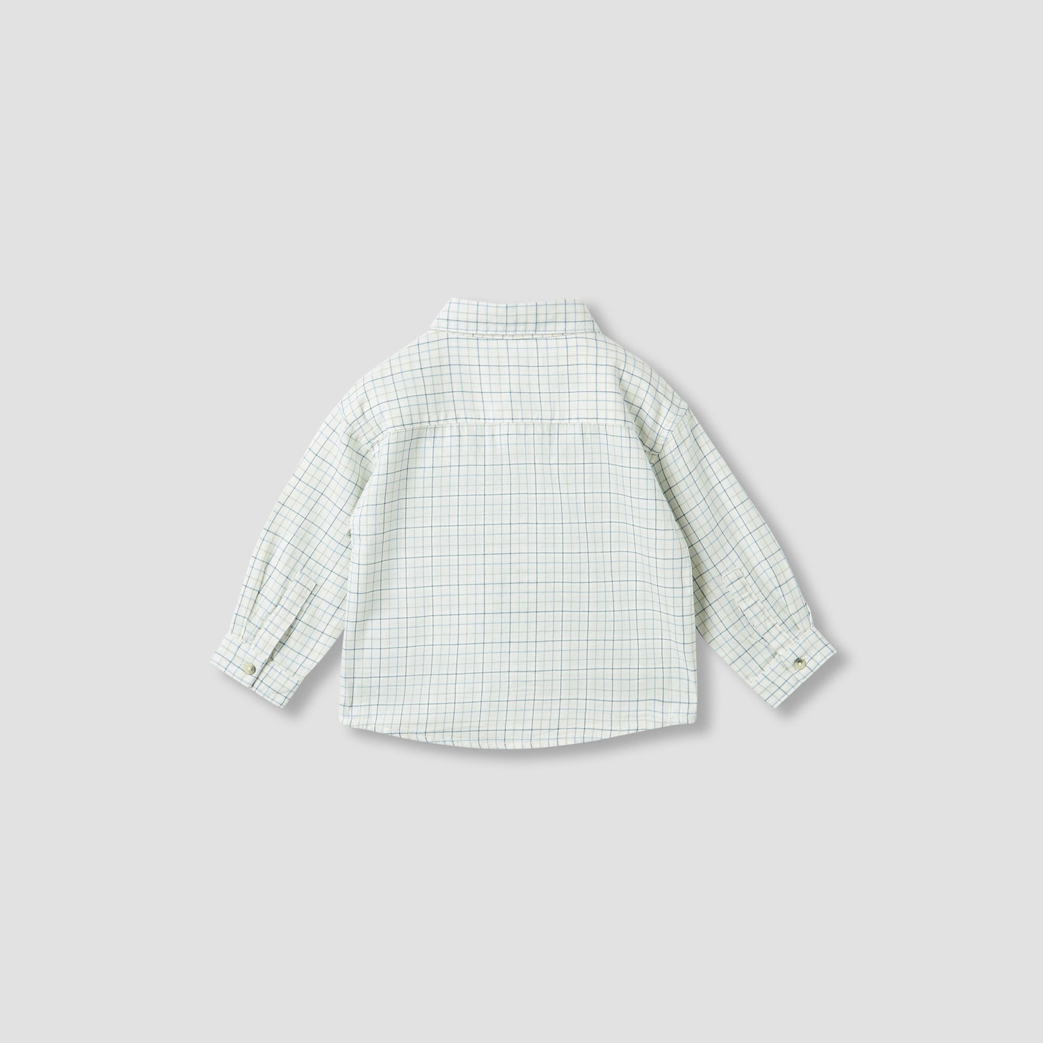 Juniors Boys Collared Neck Shirt with Pocket - Cotton - Long Sleeves