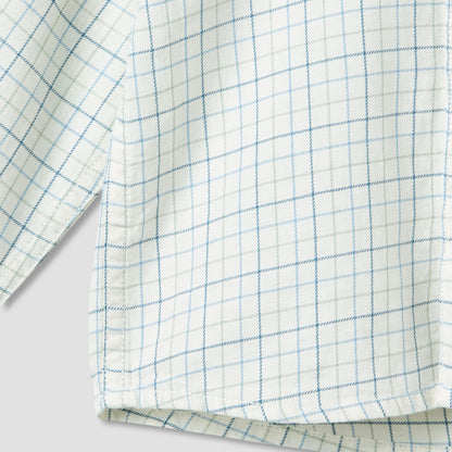 Juniors Boys Collared Neck Shirt with Pocket - Cotton - Long Sleeves