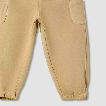 Juniors Solid Long Sleeve Sweatshirt and Joggers Set