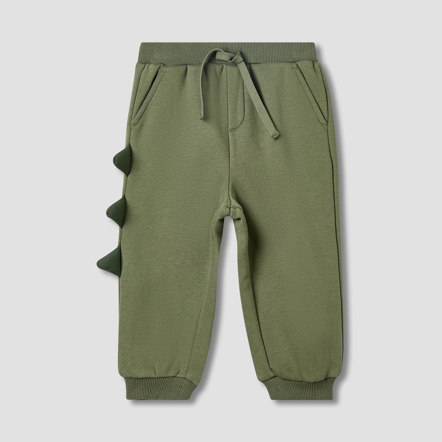 Juniors Boys Sweatshirt and Joggers Set with Dinosaur Applique - Cotton - Long Sleeves - Crew Neck