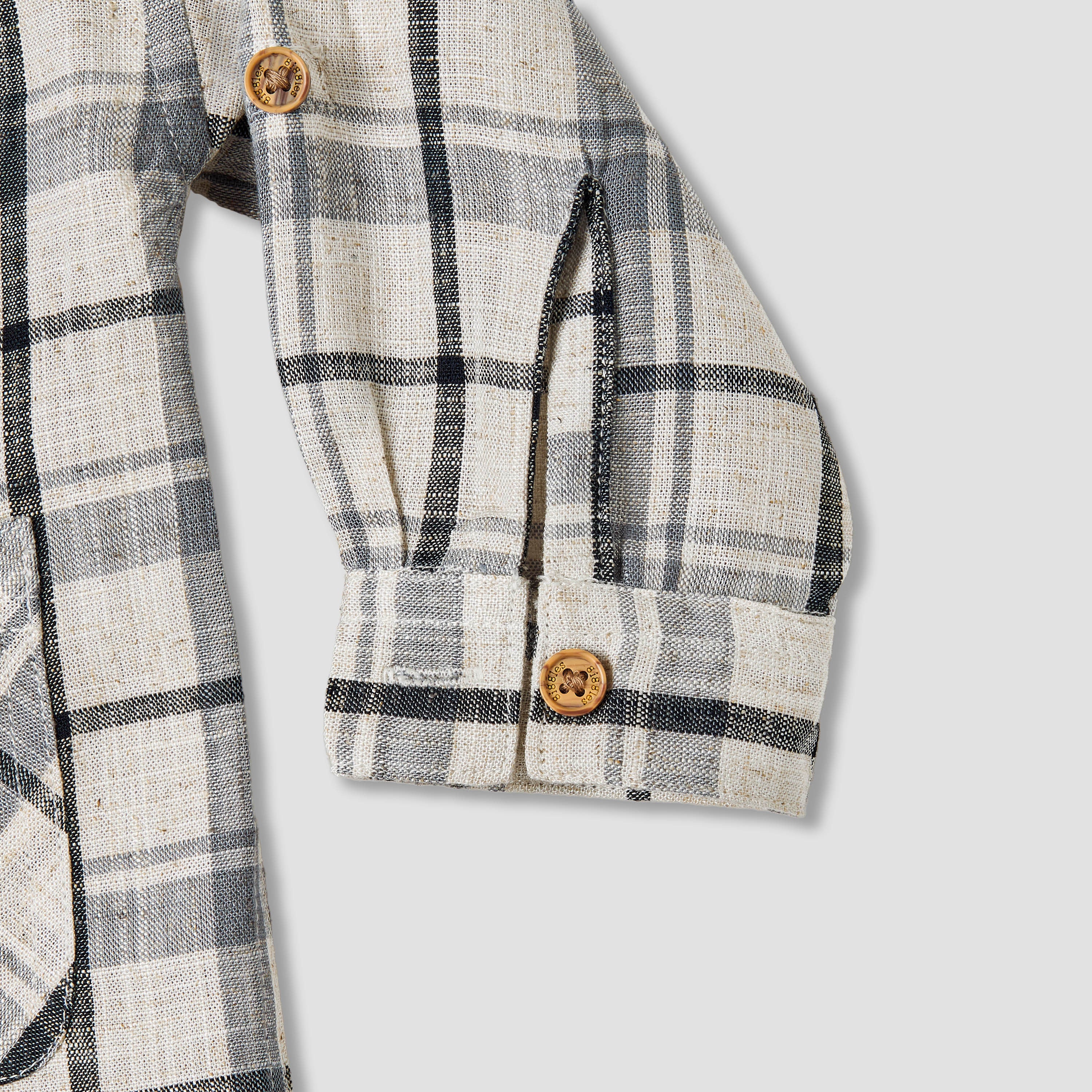 Giggles Checked Collared Shirt with Pocket