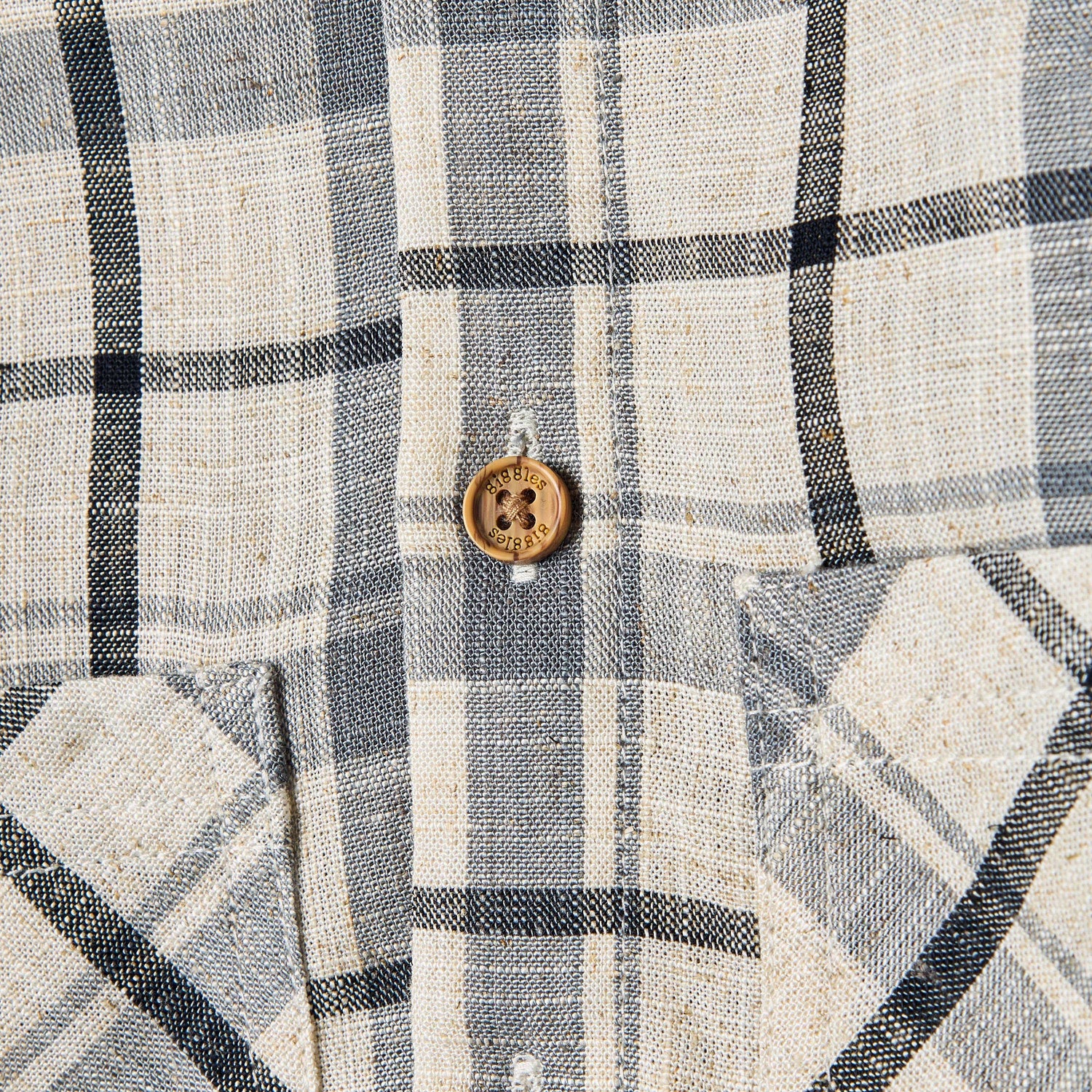 Giggles Checked Collared Shirt with Pocket