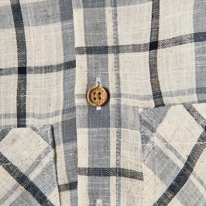 Giggles Checked Collared Shirt with Pocket