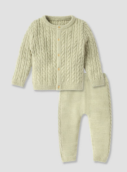Giggles Cable Knit Shirt and Pant Set-baby-boys-clothing-winterwear-setsandcoords-image-1