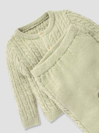 Giggles Cable Knit Shirt and Pant Set-baby-boys-clothing-winterwear-setsandcoords-image-4