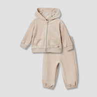 Giggles Ribbed Zip Through Hoodie and Joggers Set-undefined-image-1