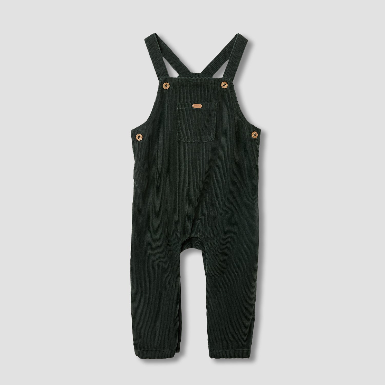 Giggles Ribbed Dungaree and T-shirt Set