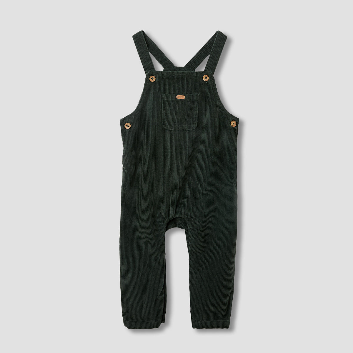Giggles Ribbed Dungaree and T-shirt Set
