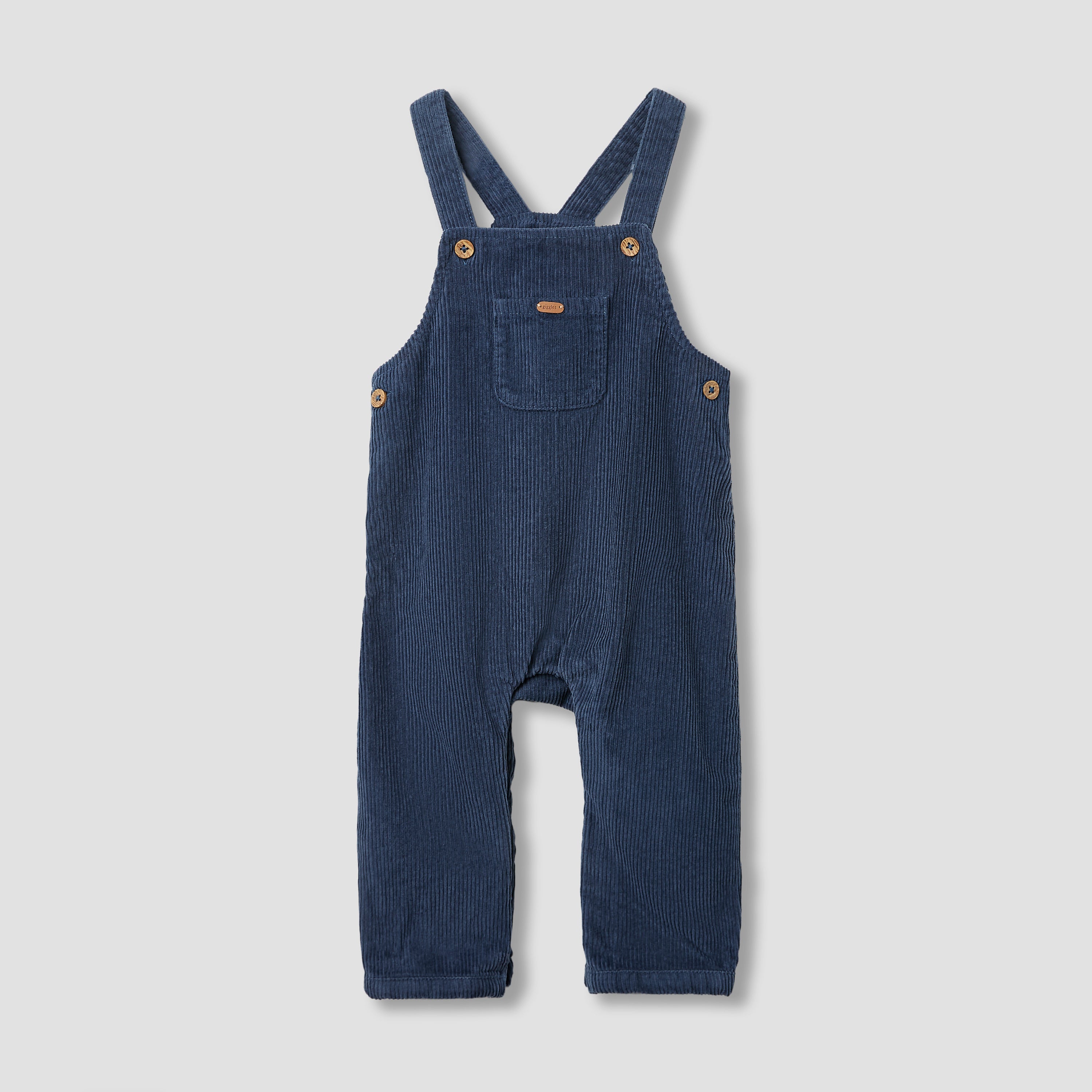 Giggles Ribbed Dungaree and T-shirt Set