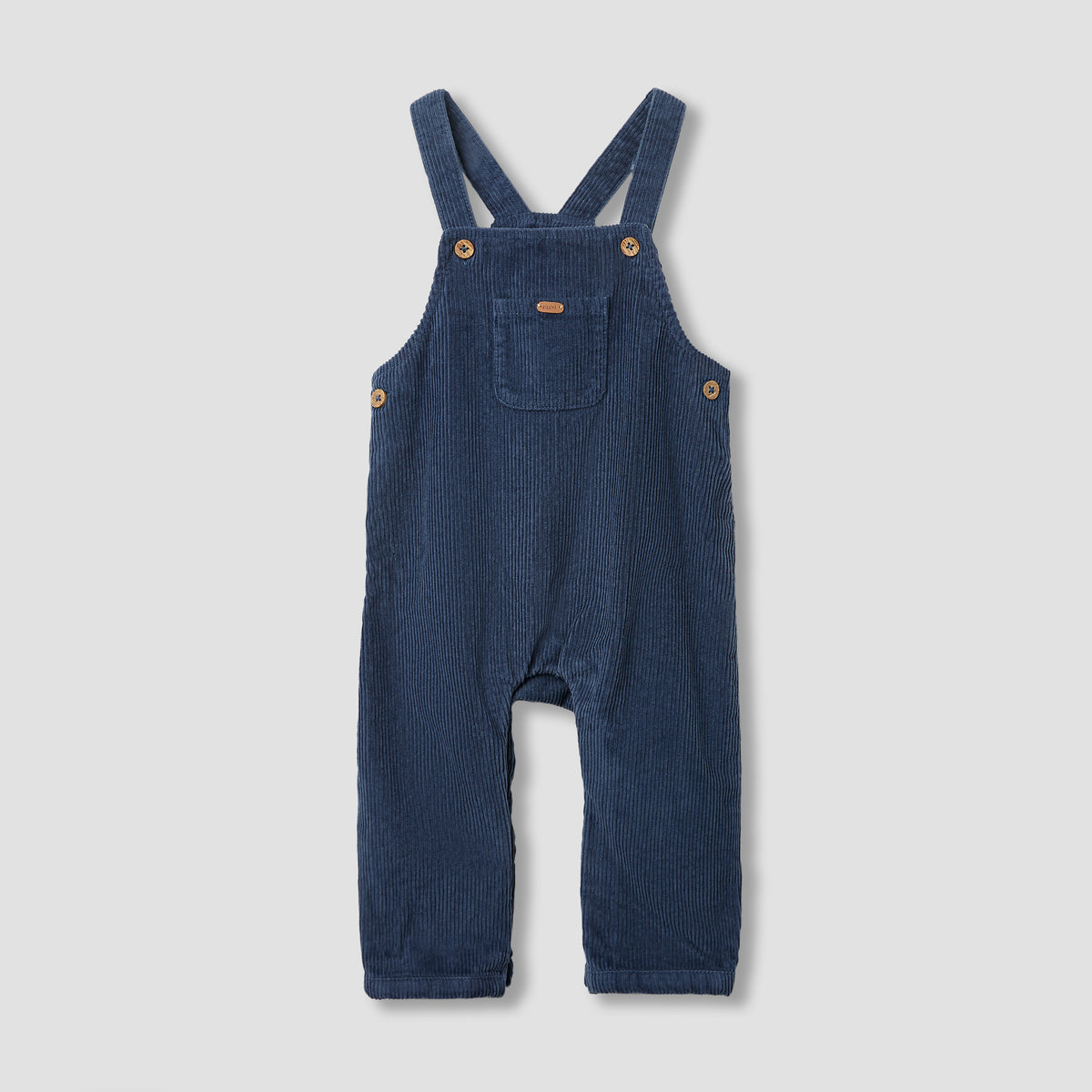 Giggles Ribbed Dungaree and T-shirt Set