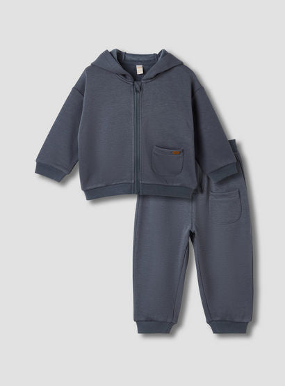 Giggles Boys Hoodie and Joggers Set with Pockets - Cotton - Long Sleeves - Hooded Neck-baby-boys-clothing-setsandcoords-image-1