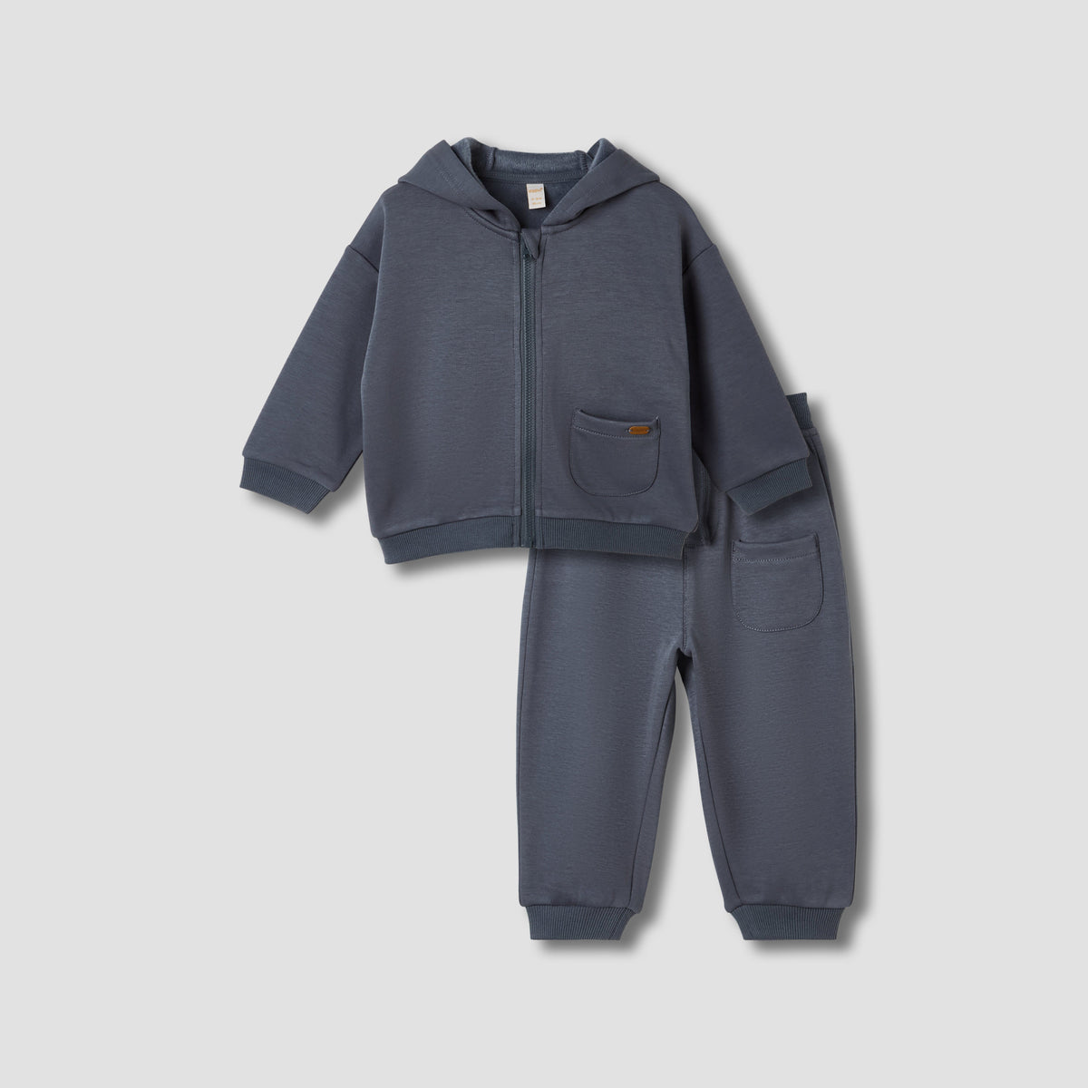 Giggles Boys Hoodie and Joggers Set with Pockets - Cotton - Long Sleeves - Hooded Neck