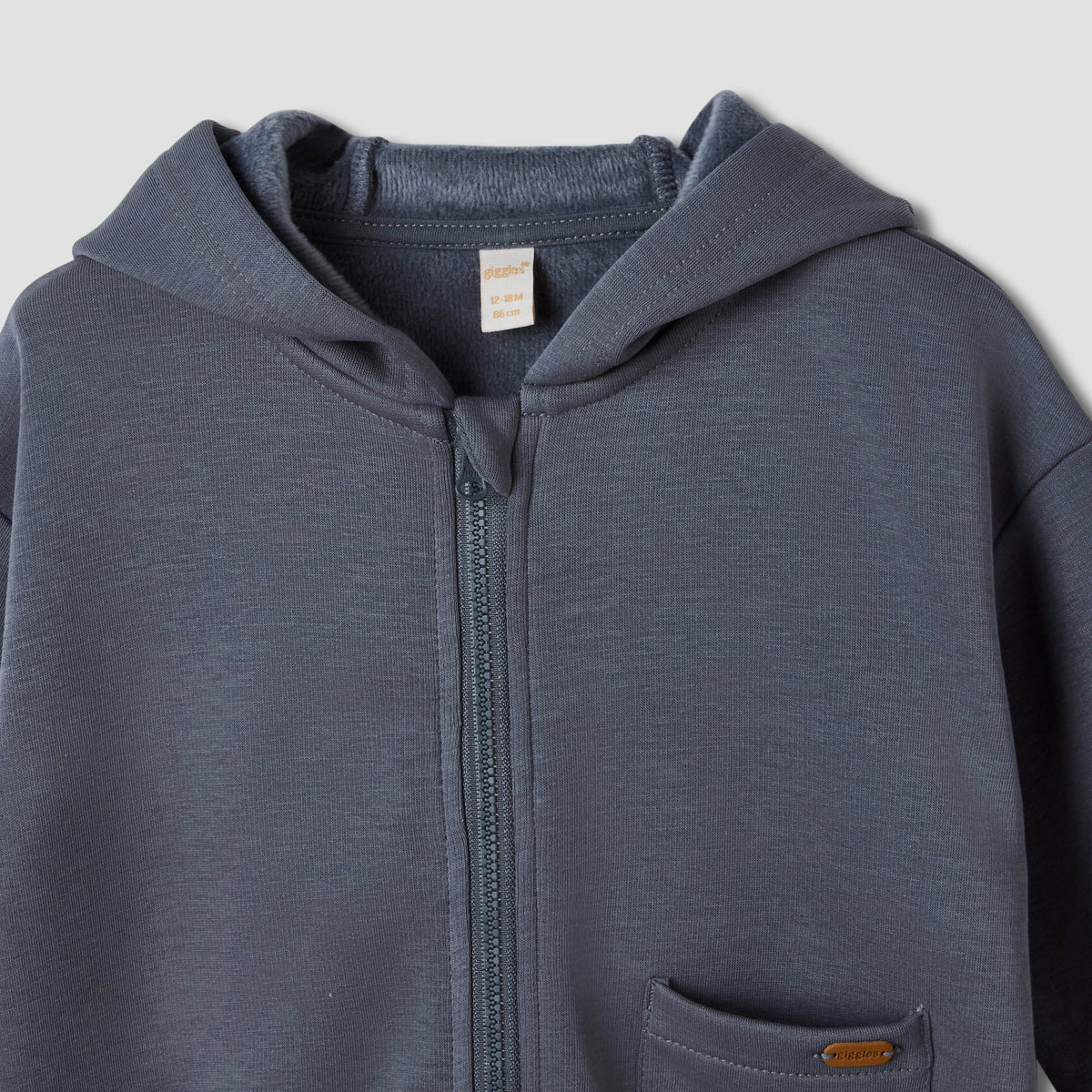 Giggles Boys Hoodie and Joggers Set with Pockets - Cotton - Long Sleeves - Hooded Neck