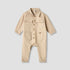 Giggles Collared Romper with Pockets - Long Sleeves