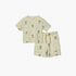 Disney Mickey Mouse Print T-shirt and Shorts Set - Yellow / 12-18 mths