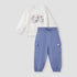 Disney Stitch Print Sweatshirt and Cargo Joggers Set