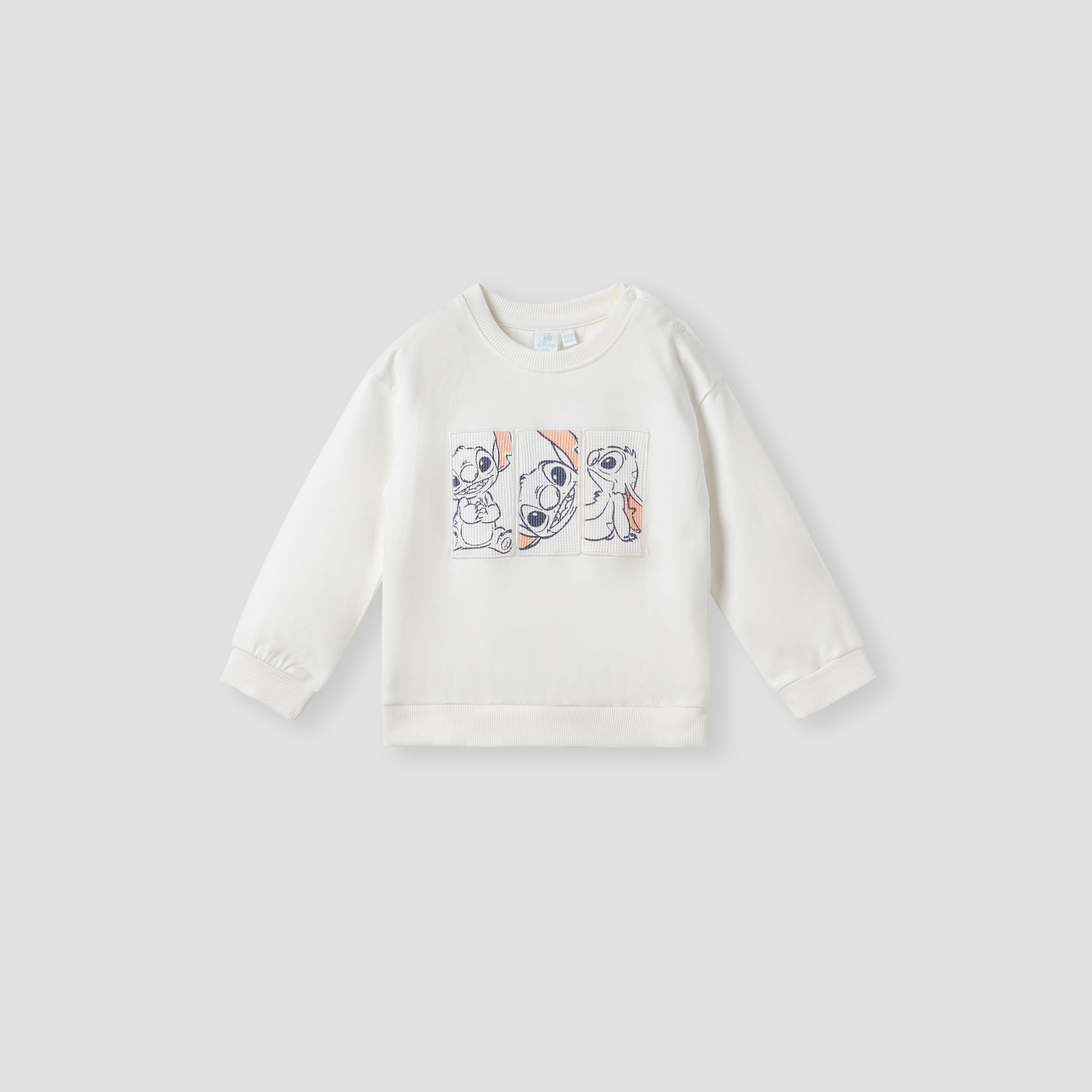 Disney Stitch Print Sweatshirt and Cargo Joggers Set