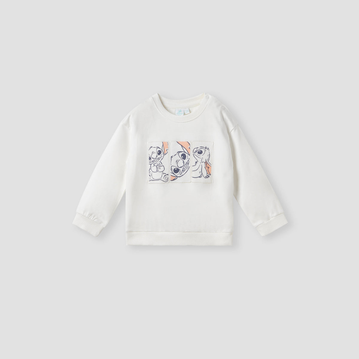 Disney Stitch Print Sweatshirt and Cargo Joggers Set