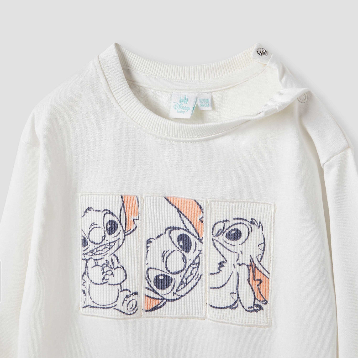 Disney Stitch Print Sweatshirt and Cargo Joggers Set