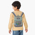 Juniors Backpack Print T-shirt with Long Sleeves - Beige / 1-2 yrs