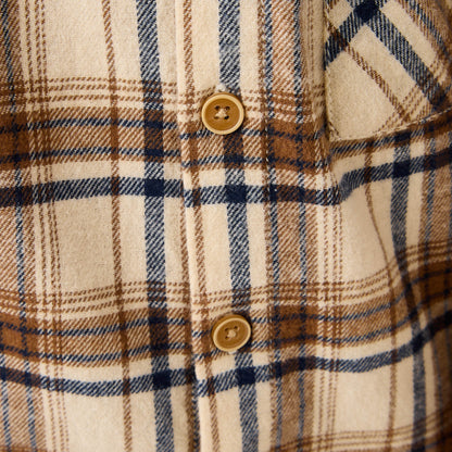 Juniors Checked Shirt with Long Sleeves