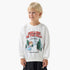 Juniors Graphic Print Pullover with Long Sleeves