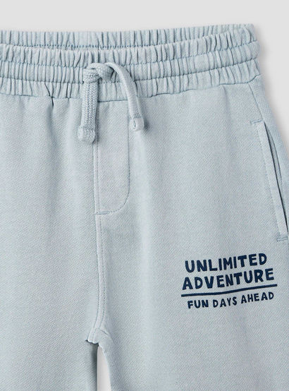 Juniors Boys Sweatshirt and Joggers Set with Text Print - Polyester - Long Sleeves and Collar-boys-clothing-winterwear-setsandcoords-image-6