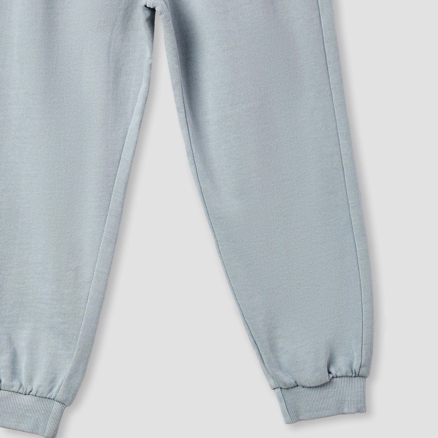 Juniors Boys Sweatshirt and Joggers Set with Text Print - Polyester - Long Sleeves and Collar