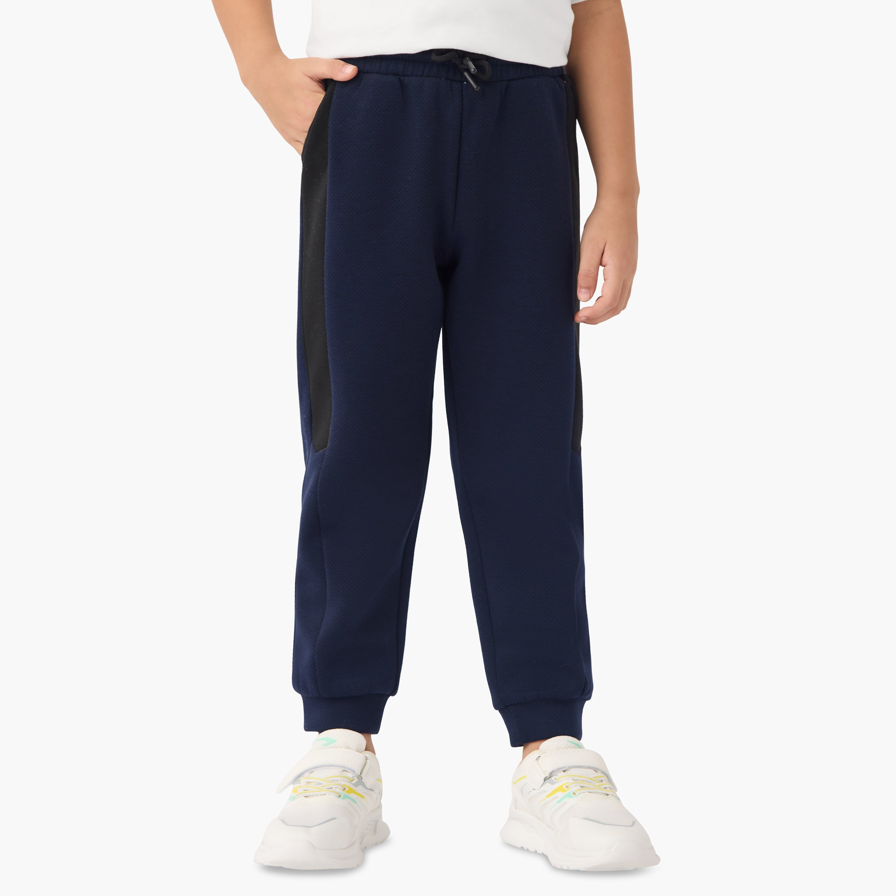 Juniors Textured Hooded Sweatshirt and Joggers Set