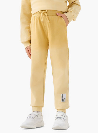 Juniors Boys Sweatshirt and Joggers Set with Slogan Print - Cotton - Long Sleeves-boys-clothing-setsandcoords-image-3