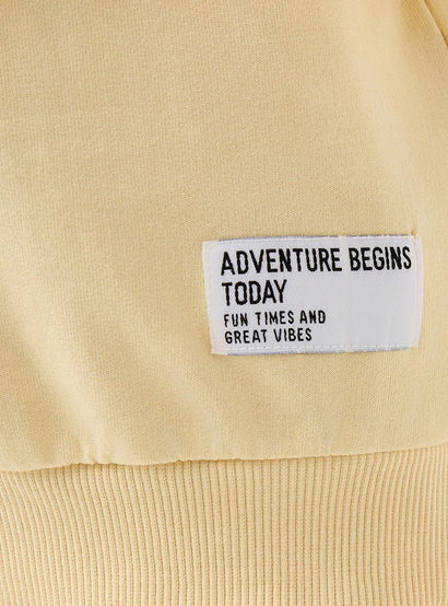 Juniors Boys Sweatshirt and Joggers Set with Slogan Print - Cotton - Long Sleeves-boys-clothing-setsandcoords-image-6