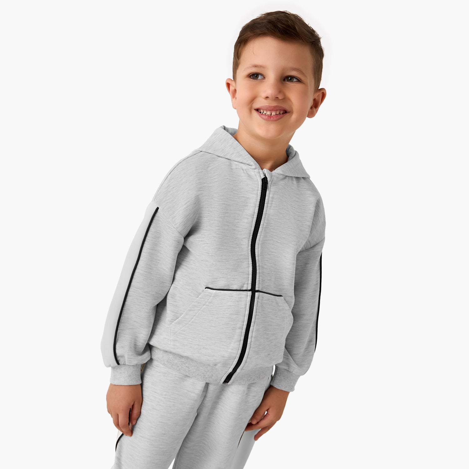 Juniors Boys Sweatshirt and Joggers Set with Hood - Soft Polyester - Long Sleeves