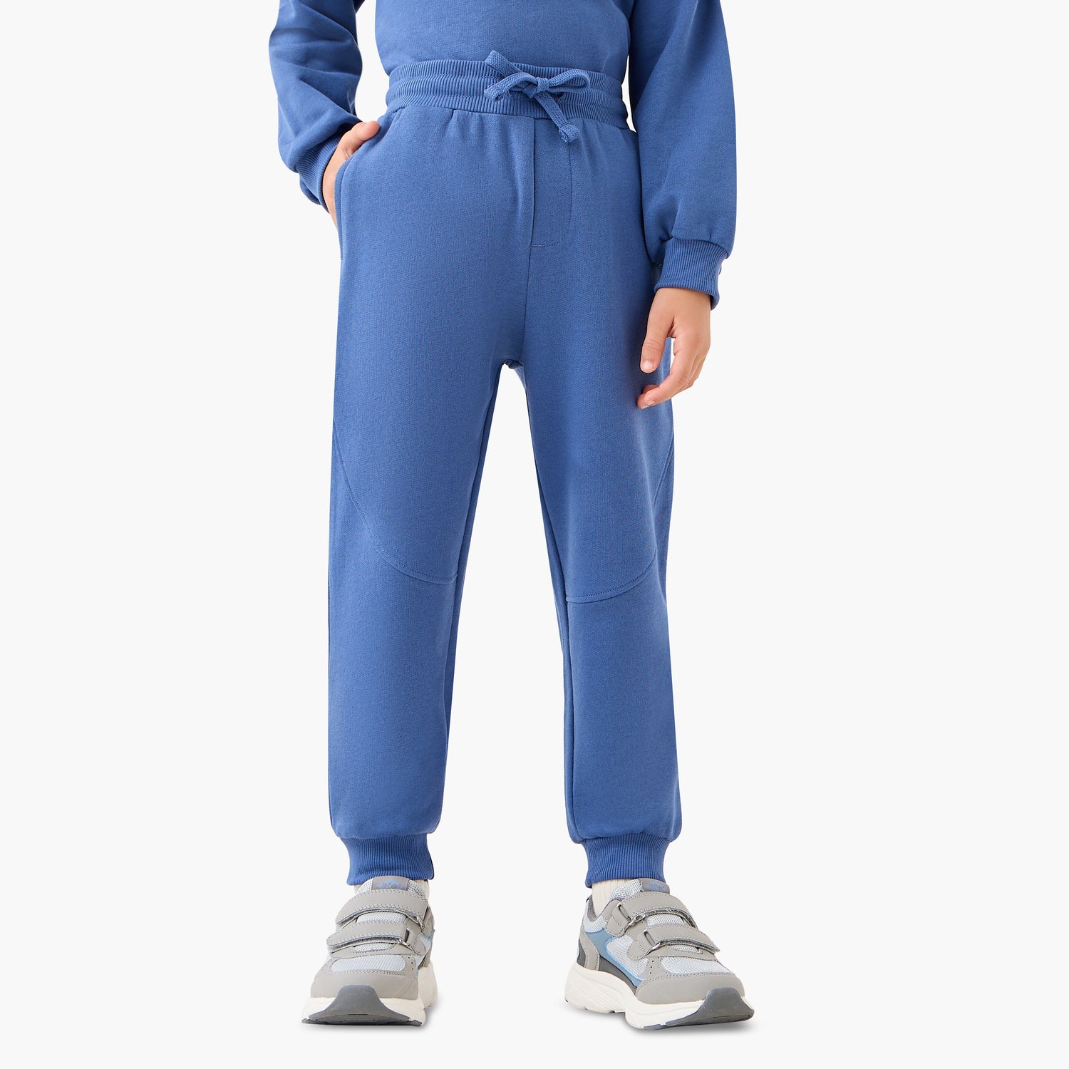 Juniors Boys Sweatshirt and Joggers Set with Graphic Print - Cotton - Long Sleeves - Crew Neck