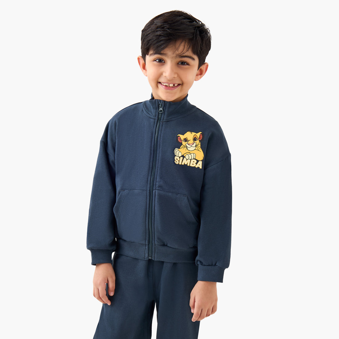 Disney Boys Sweatshirt and Joggers Set with Lion King Print - Cotton - Long Sleeves - High Neck