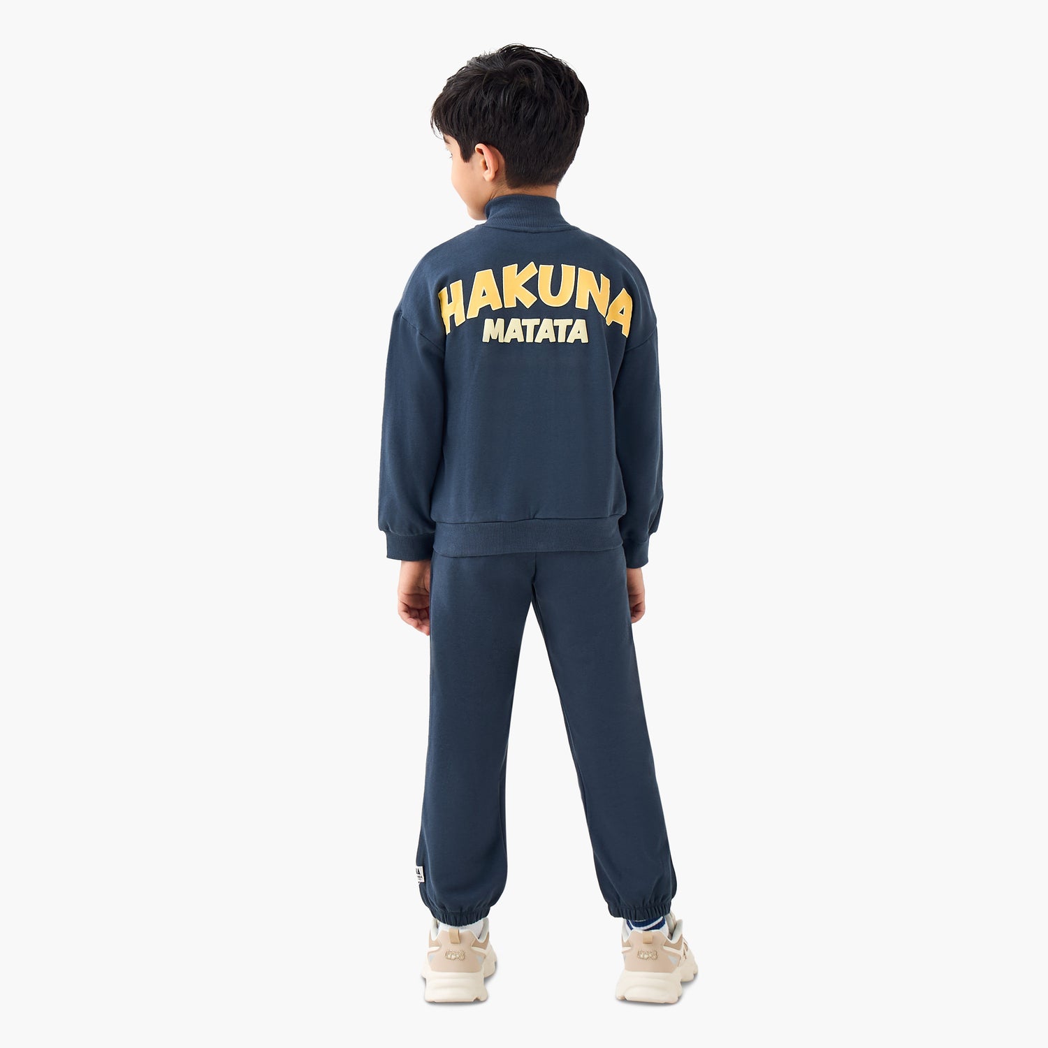 Disney Boys Sweatshirt and Joggers Set with Lion King Print - Cotton - Long Sleeves - High Neck