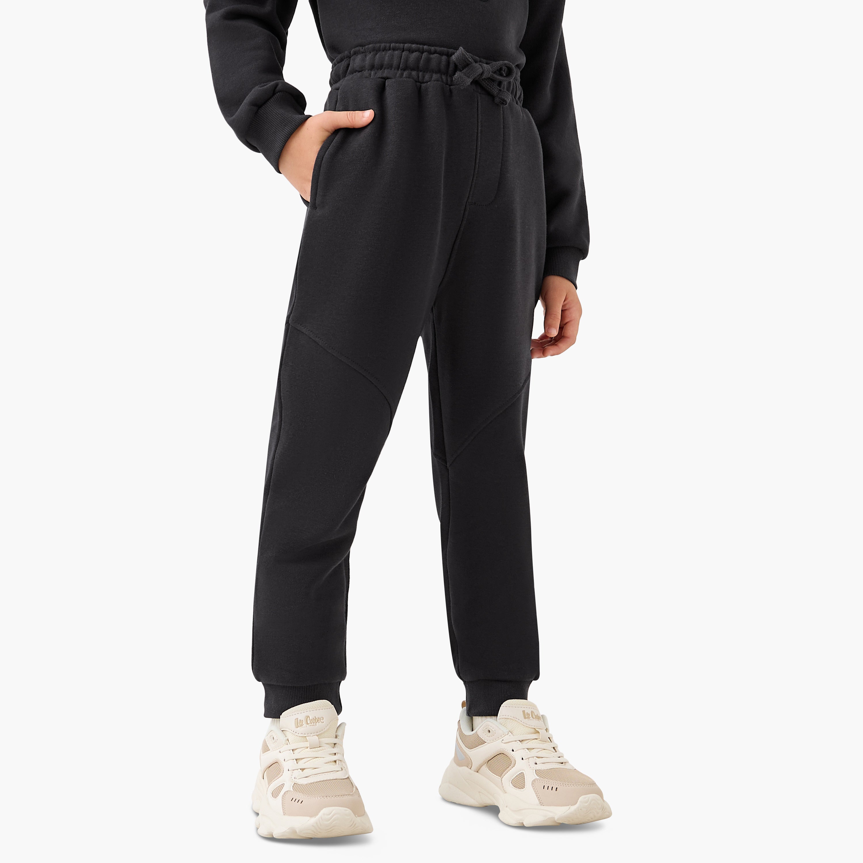 Disney Boys Sweatshirt Joggers Set with Stitch Print - Cotton Blend - Long Sleeves - Collar