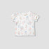 Juniors Printed T-shirt with Puff Sleeves - White / 12-18 mths