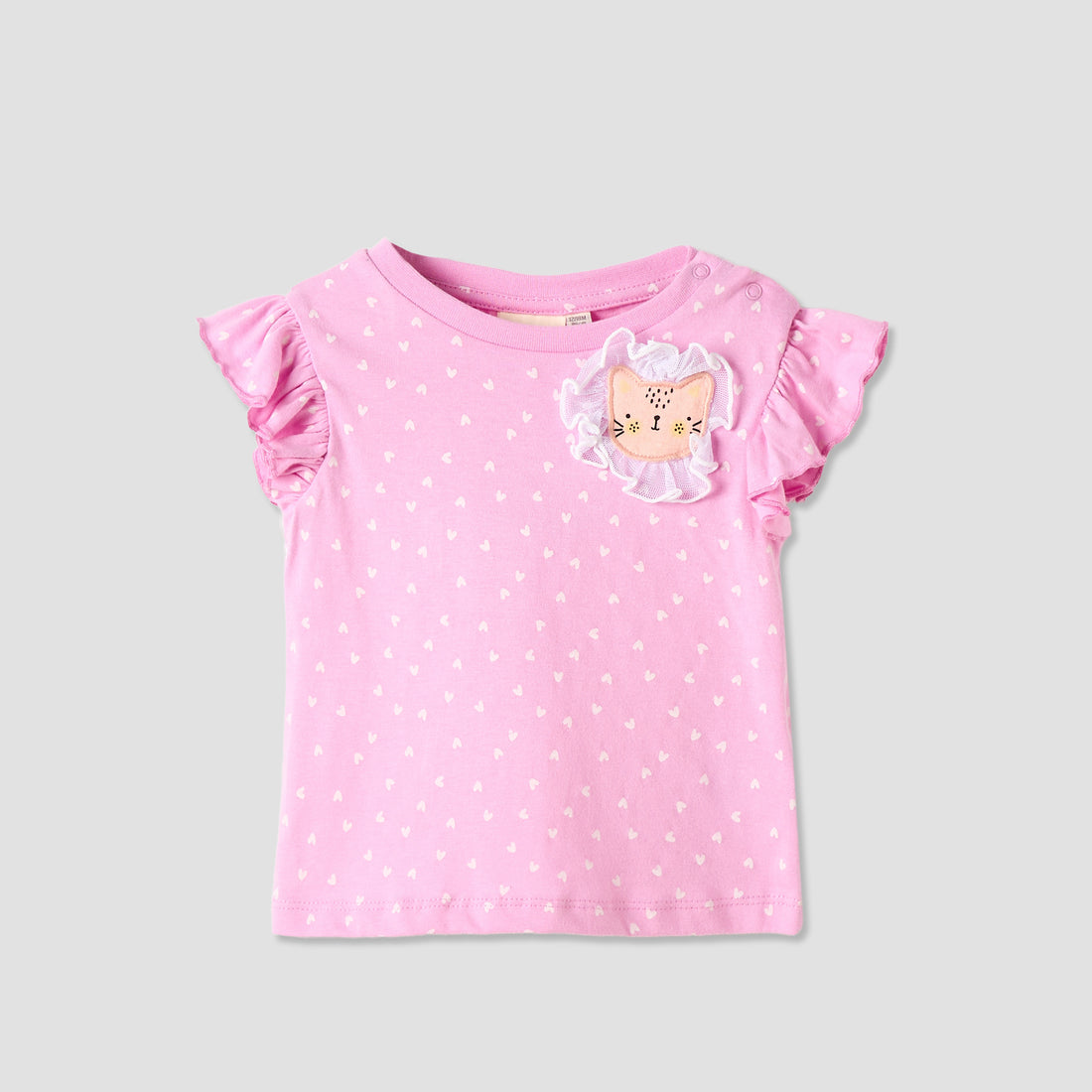 Set of 3 Juniors Round Neck Sleeveless T-shirts with Print