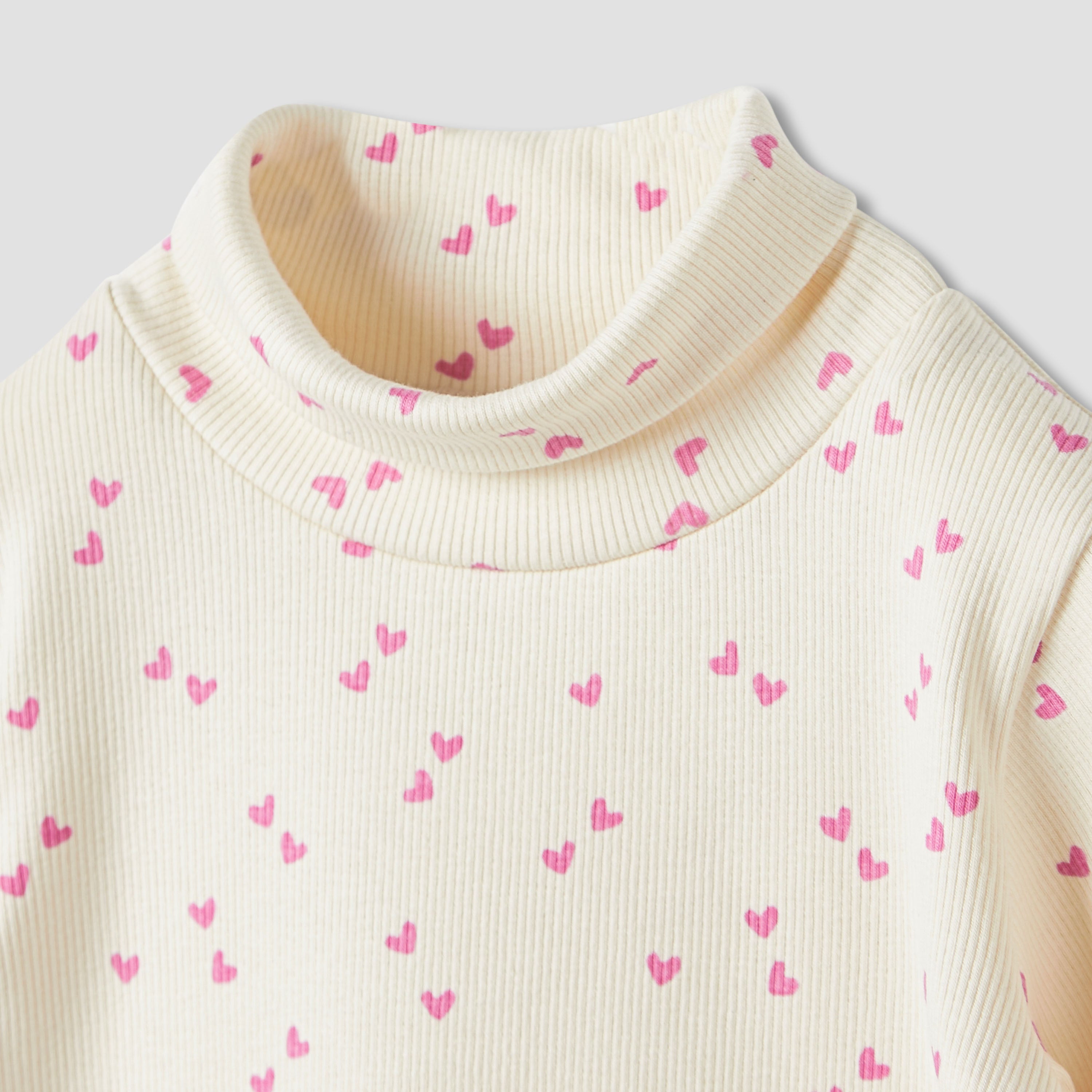 Juniors Assorted Turtleneck T-shirt with Long Sleeves - Set of 2