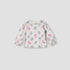 Juniors Printed Top with Long Sleeves - White / 12-18 mths