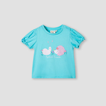 Juniors Printed T-shirt - Blue / 12-18 mths