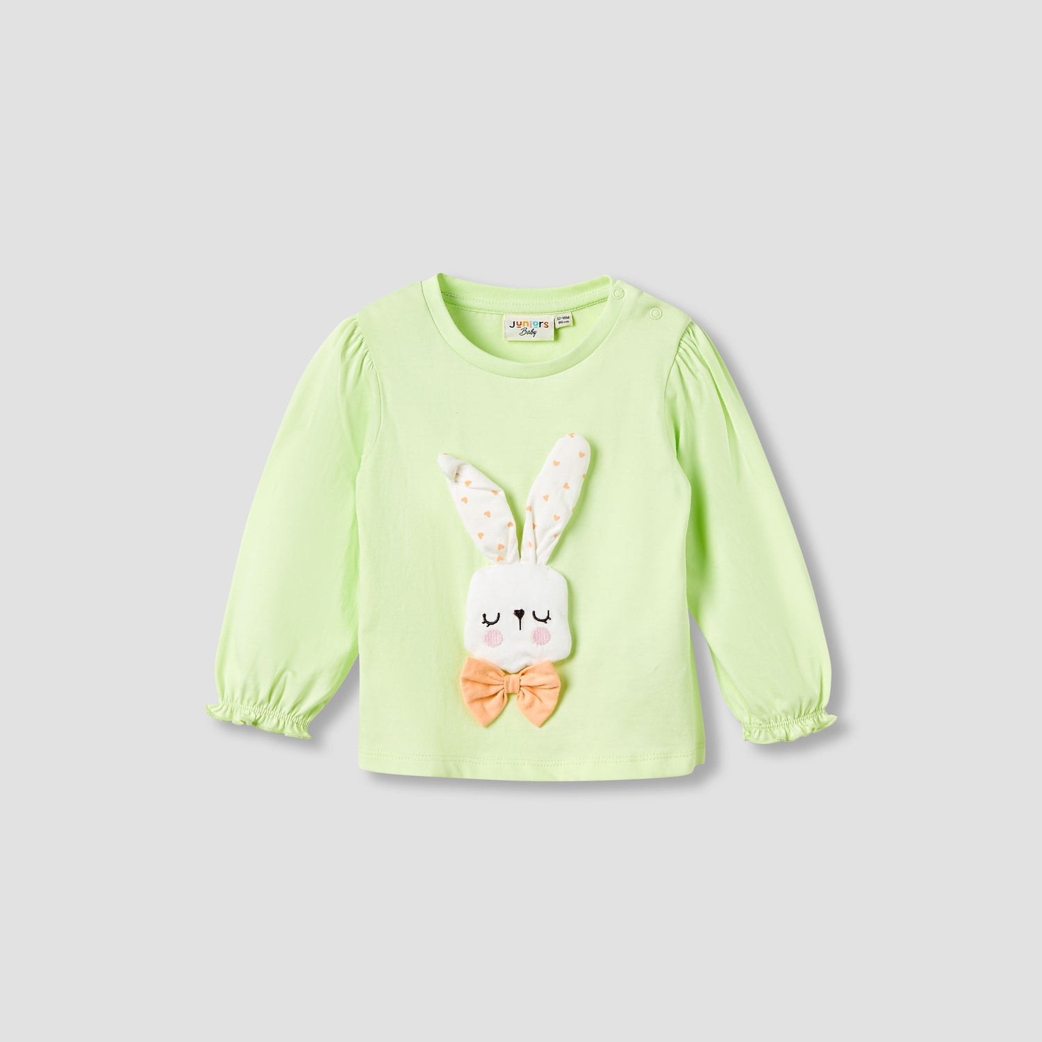 Juniors Girls Round Neck T-shirt - Cotton - Long Sleeves
