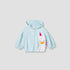 Juniors Unicorn Applique Hooded Sweatshirt with Long Sleeves