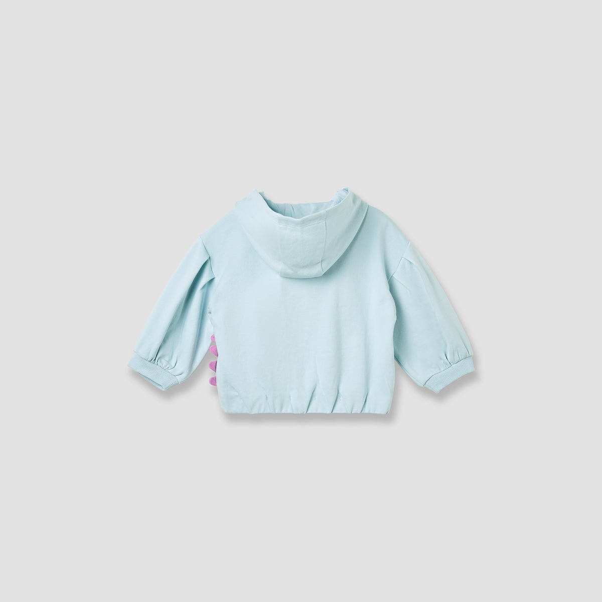 Juniors Unicorn Applique Hooded Sweatshirt with Long Sleeves