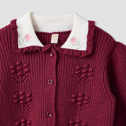 Juniors 2-Piece Cardigan and Sweater Set
