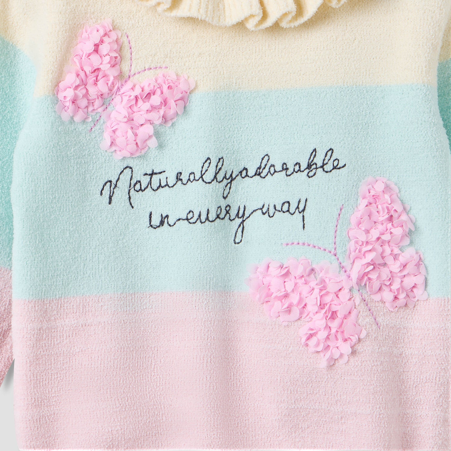 Juniors Striped Sweater and Pants Set