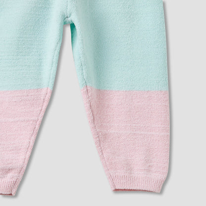 Juniors Striped Sweater and Pants Set